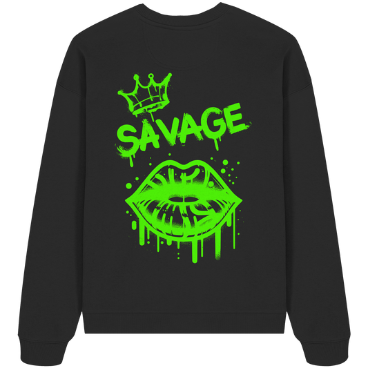 Kiss of Attitude - Organic Oversize Sweatshirt