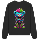 Punk Neon Teddy - Organic Oversize Sweatshirt