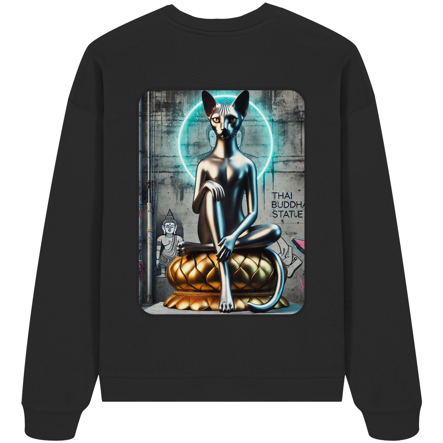 Mystic Cat - Organic Oversize Sweatshirt