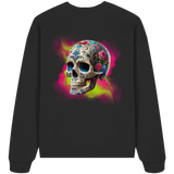 Floral Skull - Organic Oversized Sweatshirt