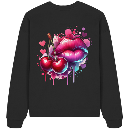 Cherry Kisses - Organic Oversize Sweatshirt