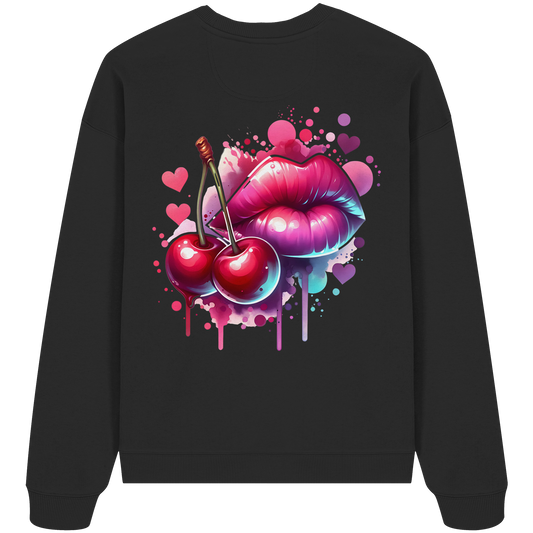 Cherry Kiss - Organic Oversize Sweatshirt