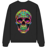 Psychedelic Skull - Organic Oversize Sweatshirt