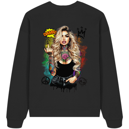 Ink Queen - Organic Oversize Sweatshirt