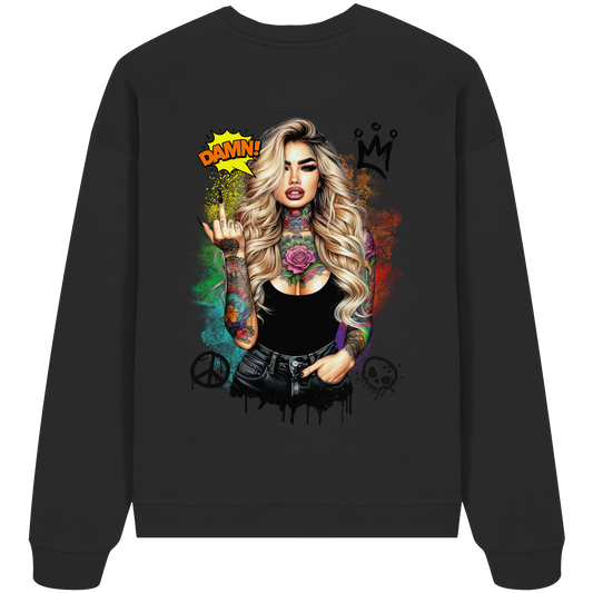 Ink Queen - Organic Oversize Sweatshirt