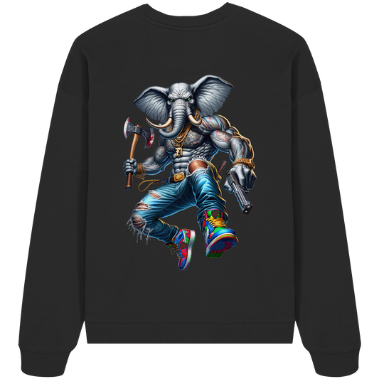 Street King Elefant - Organic Oversize Sweatshirt