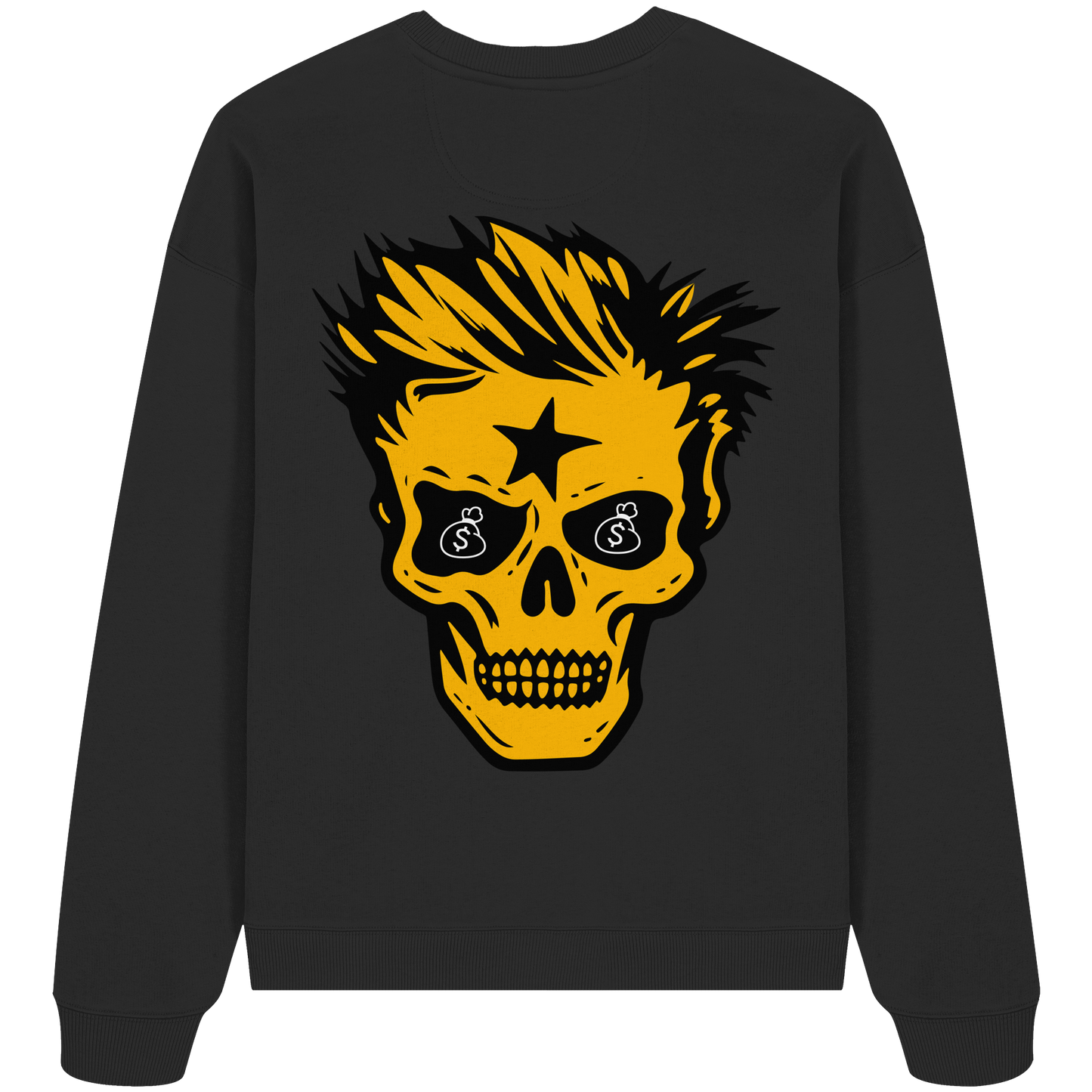 Golden Skull Dreams - Organic Oversized Sweatshirt