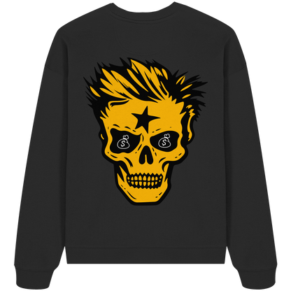 Golden Skull Dreams - Organic Oversized Sweatshirt