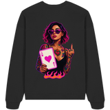 Queen of Hearts - Organic Oversize Sweatshirt