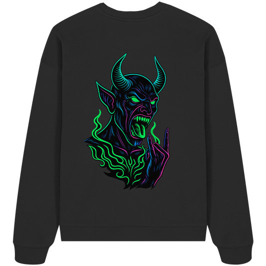 Neon Hellfire - Organic Oversize Sweatshirt