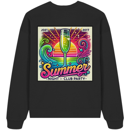 Summer Party Vibes - Organic Oversize Sweatshirt