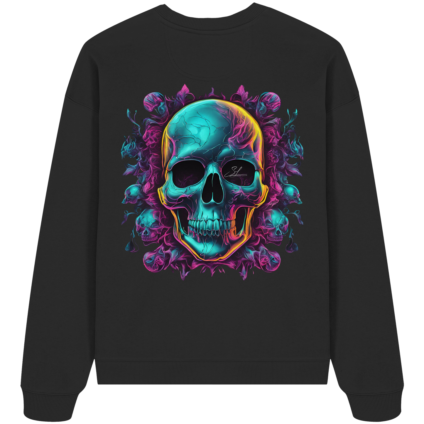 Galactic Skull - Organic Oversize Sweatshirt
