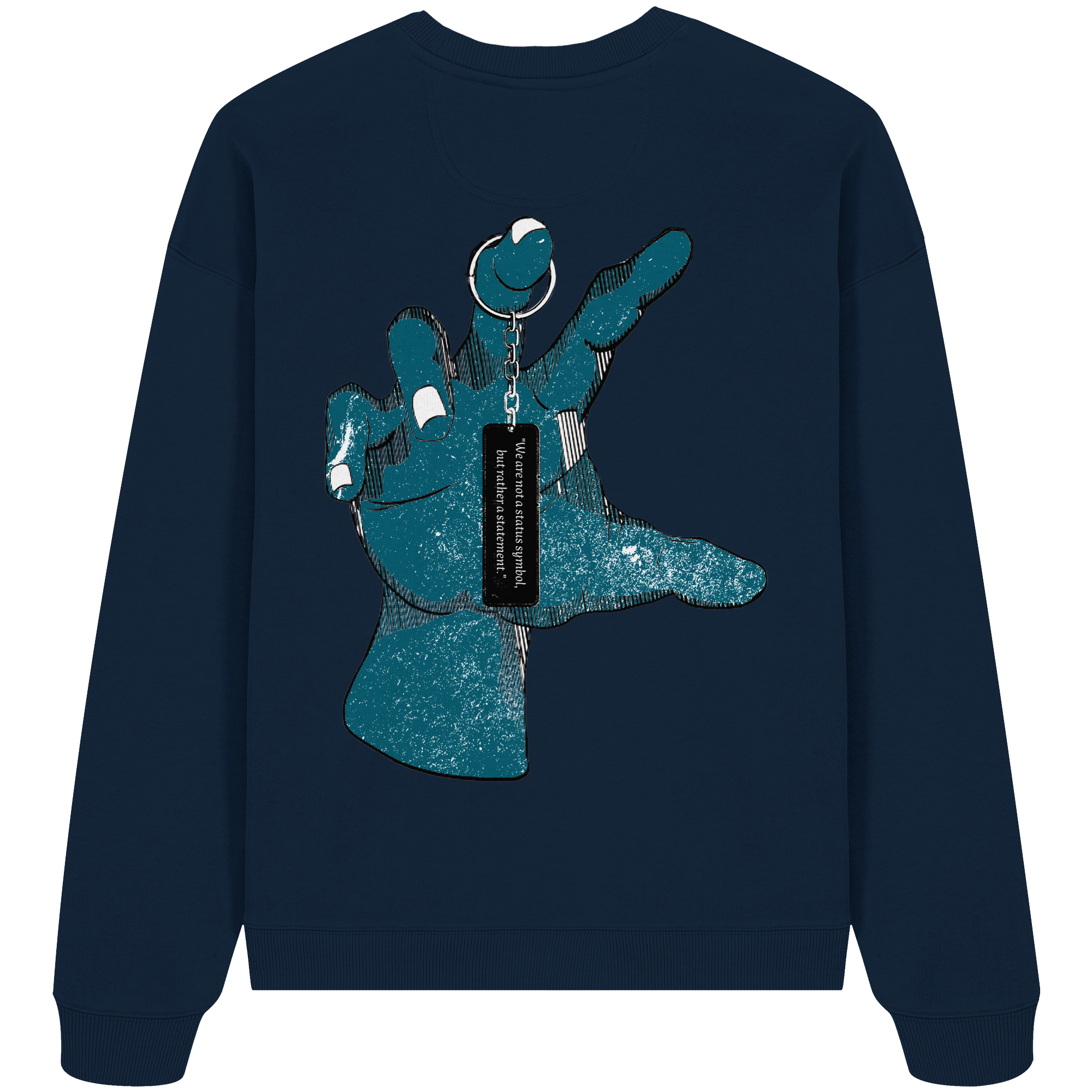 Statement Hand - Sweat-shirt oversize bio