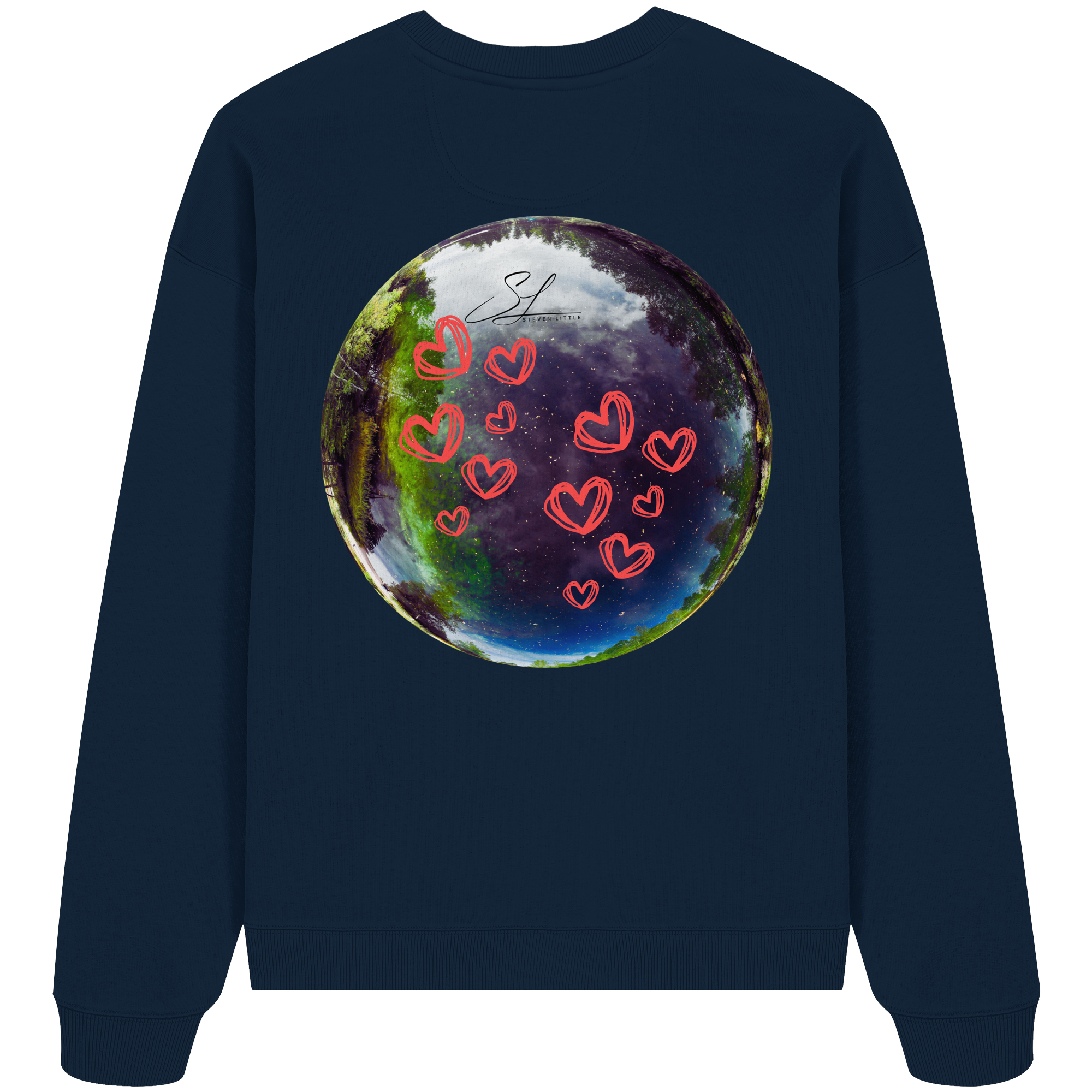 Love our World - Organic Oversize Sweatshirt
