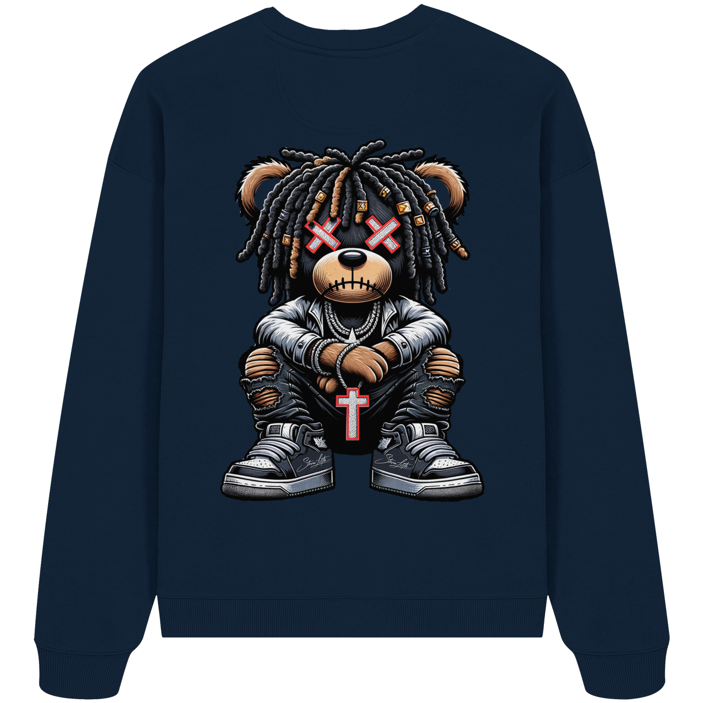 Badass Teddy - Organic Oversized Sweatshirt