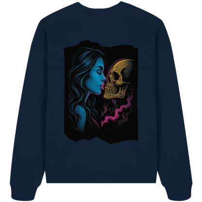 Kissing Skull - Organic Oversize Sweatshirt