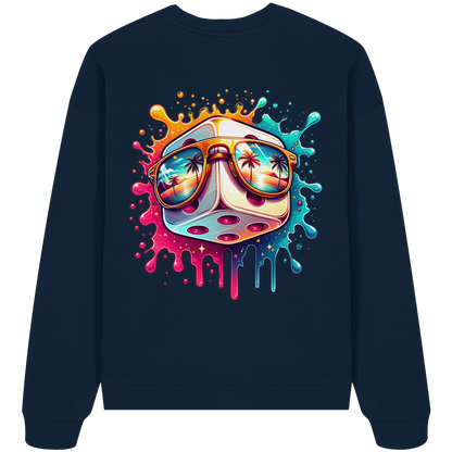 Sunset Vibes Dice - Organic Oversize Sweatshirt