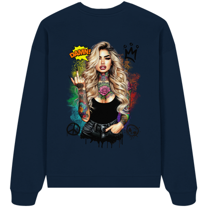 Ink Queen - Organic Oversize Sweatshirt