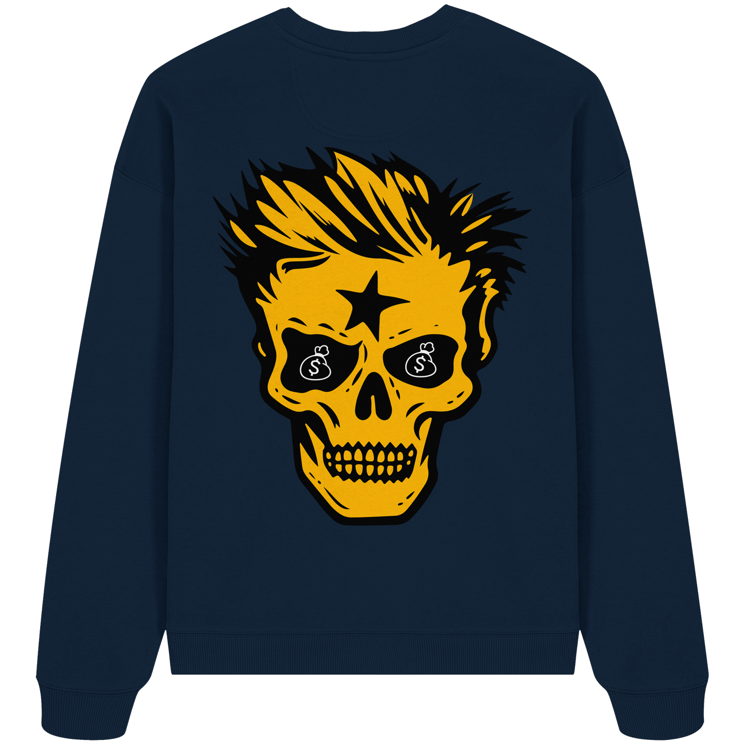 Golden Skull Dreams - Organic Oversized Sweatshirt