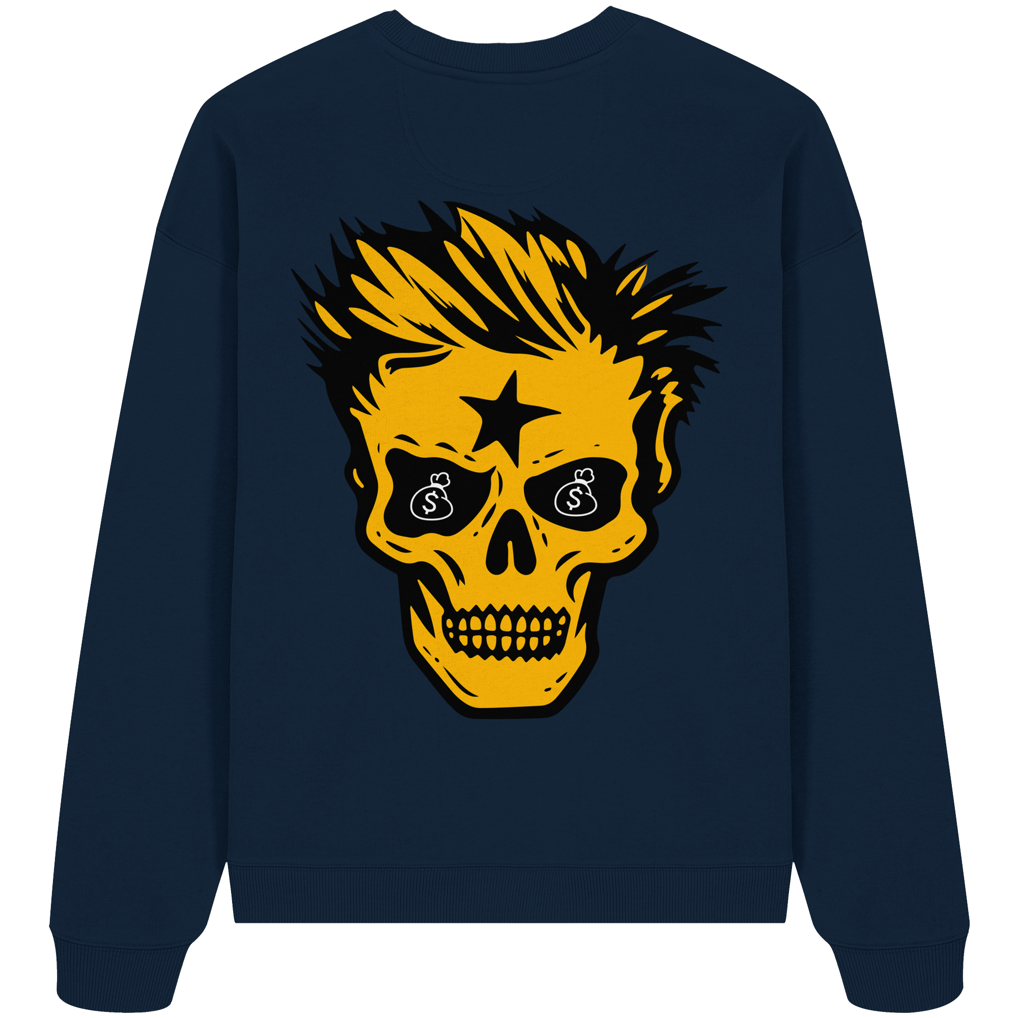Golden Skull - Organic Oversize Sweatshirt