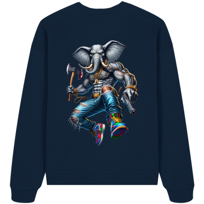 Street King Elefant - Organic Oversize Sweatshirt