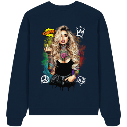 Ink Queen - Organic Oversize Sweatshirt