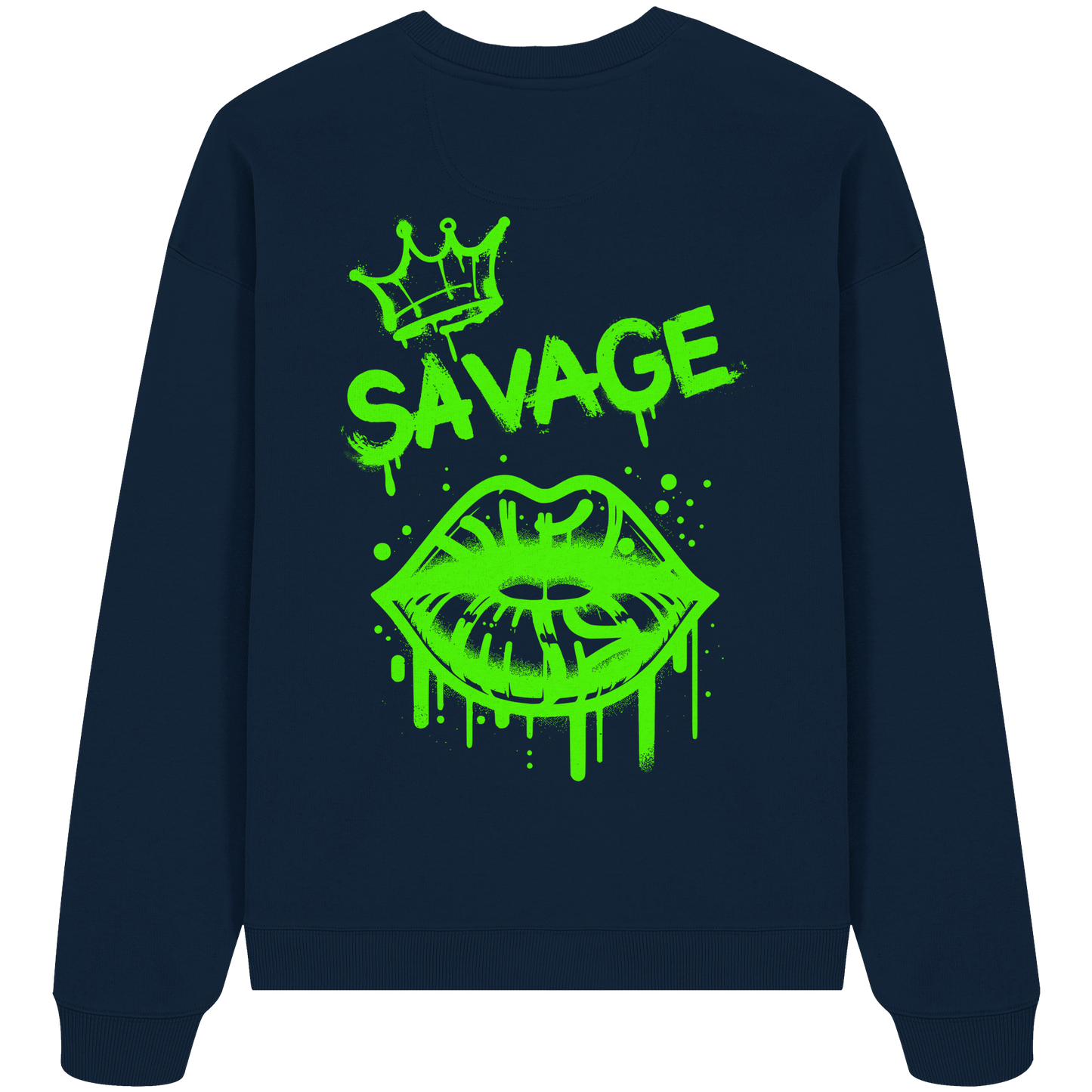 Kiss of Attitude - Organic Oversize Sweatshirt