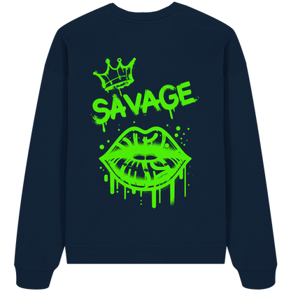 Kiss of Attitude - Organic Oversize Sweatshirt