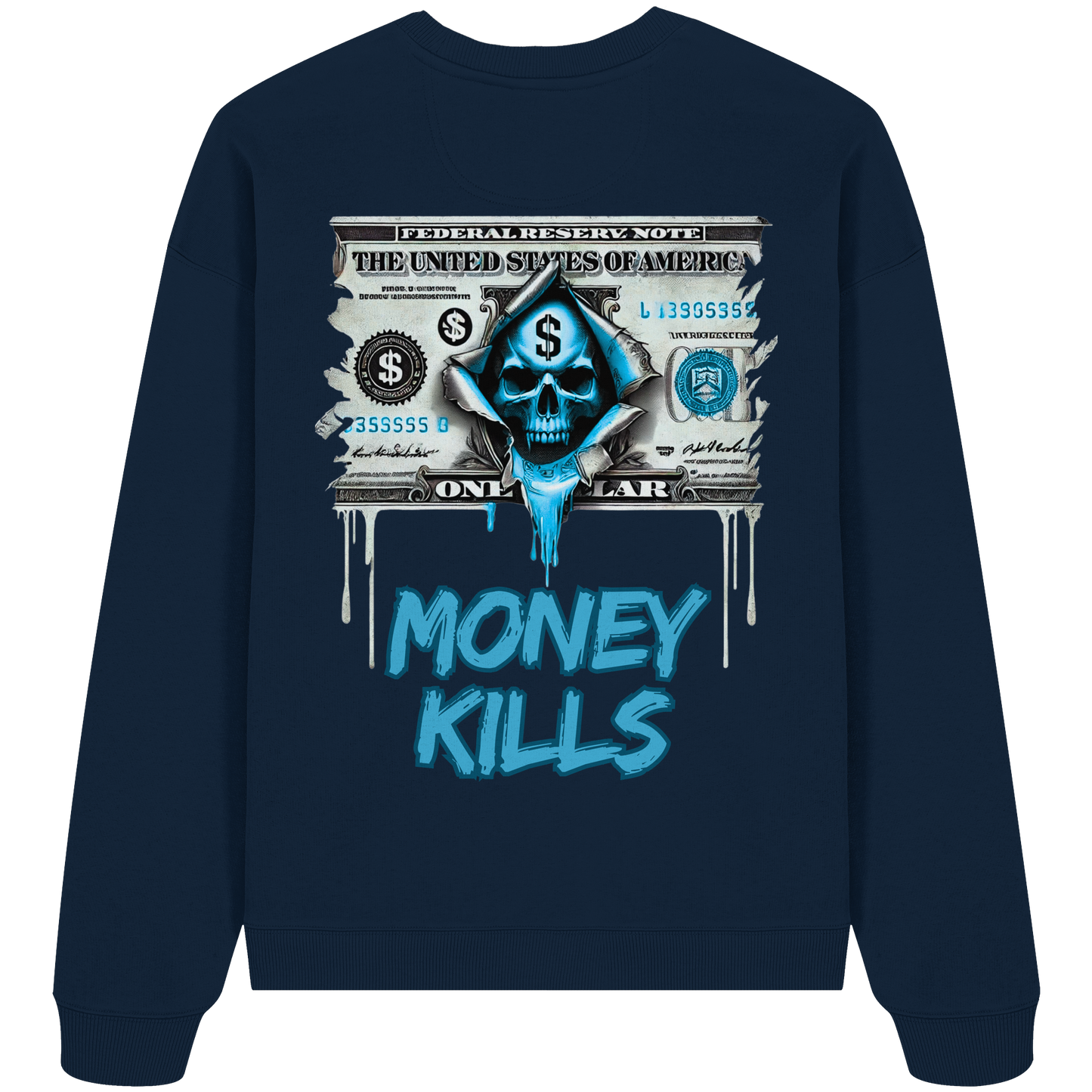 Money Kills - Organic Oversize Sweatshirt