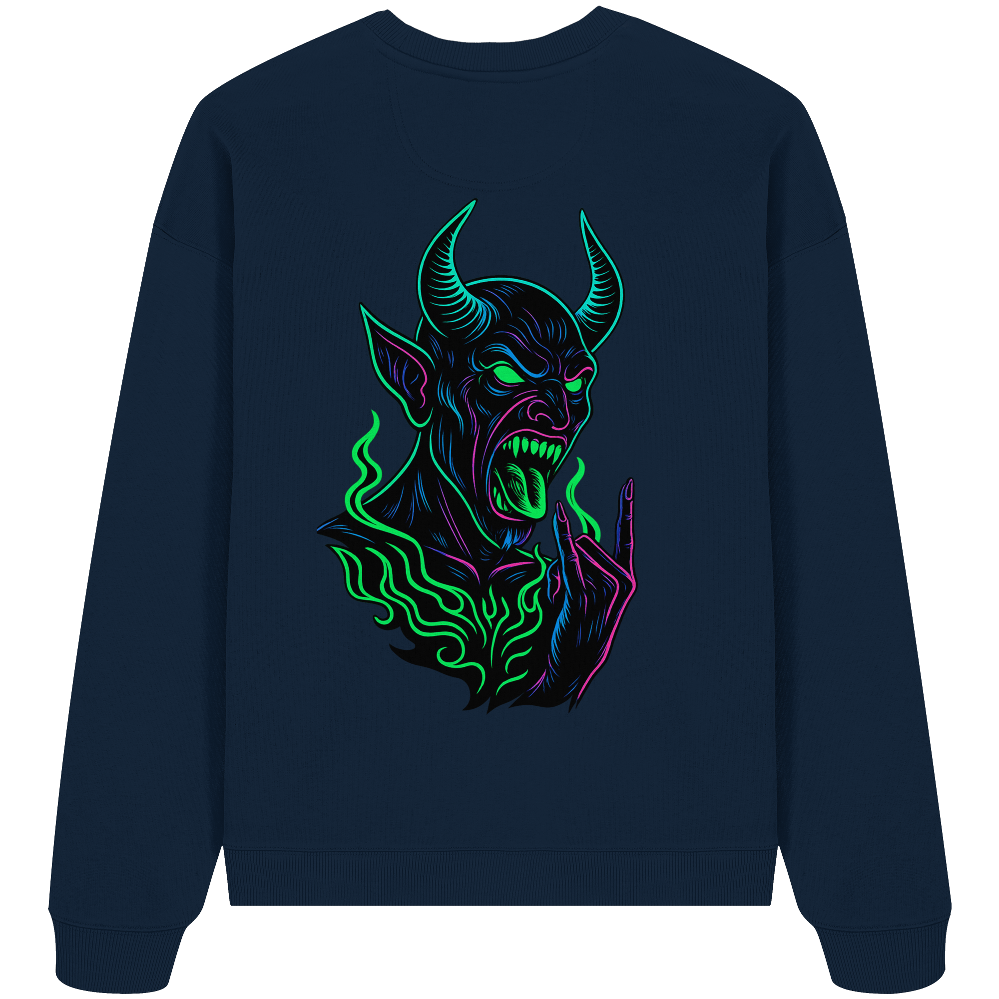 Neon Hellfire - Organic Oversize Sweatshirt