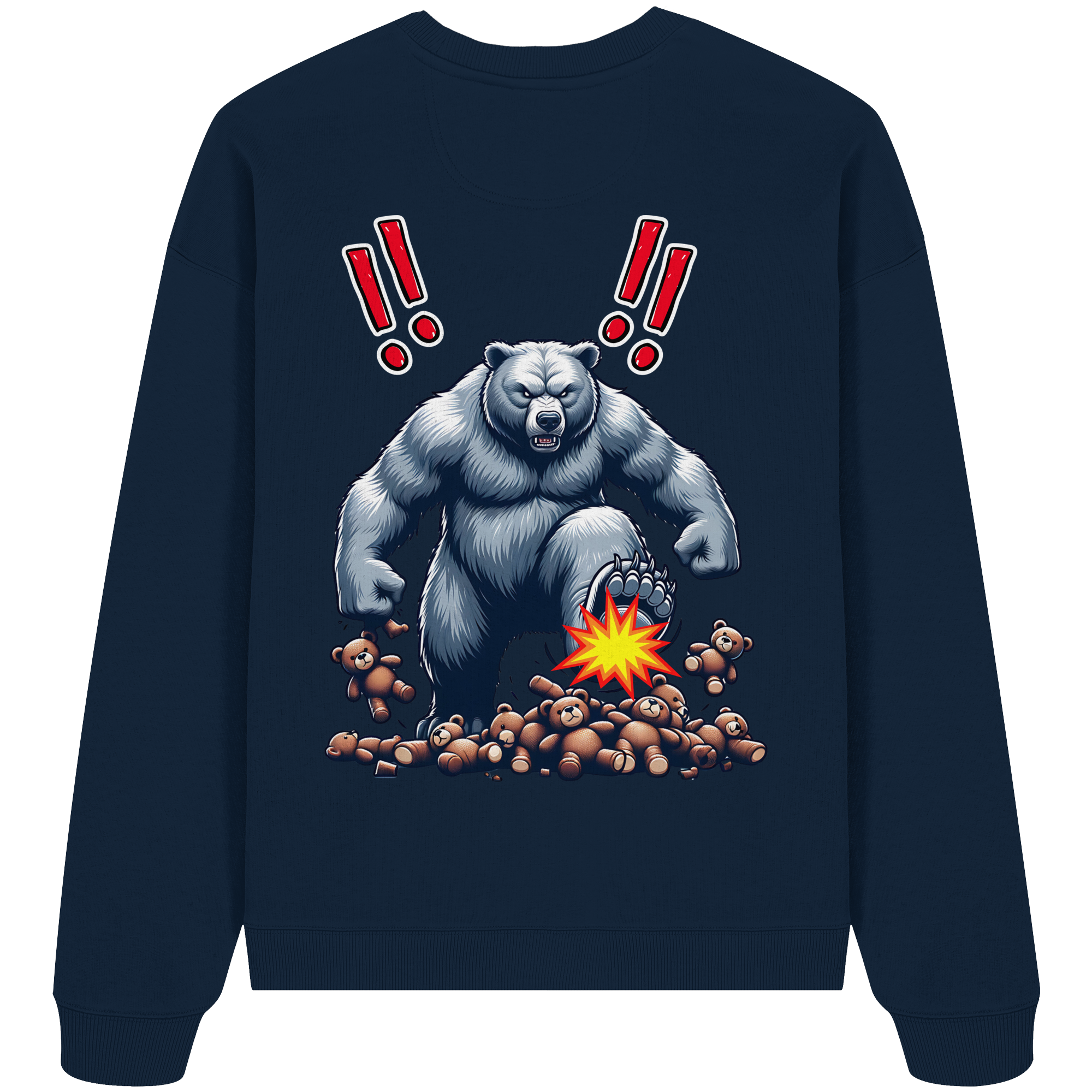 Teddy Terror - Organic Oversize Sweatshirt