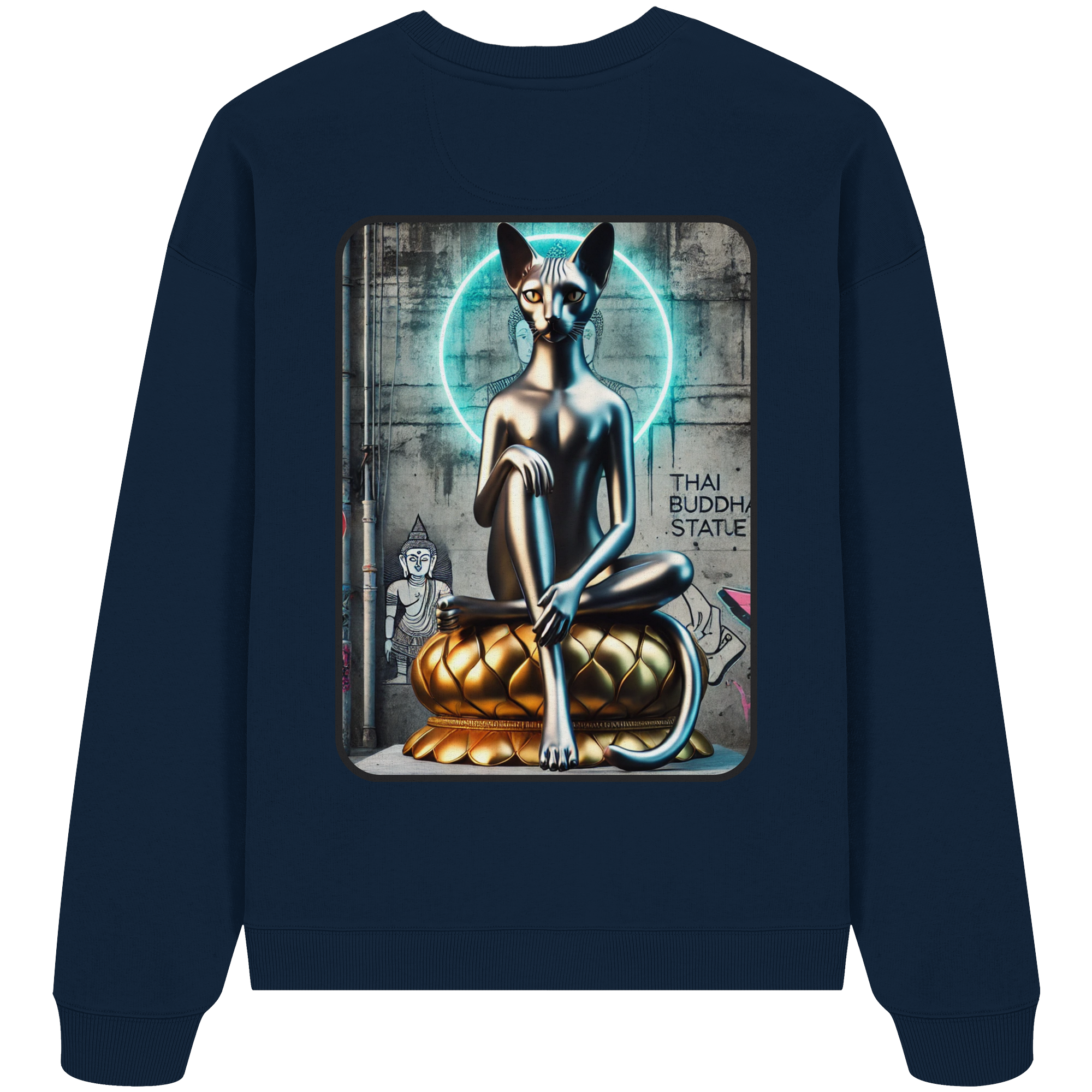 Mystic Cat - Organic Oversize Sweatshirt