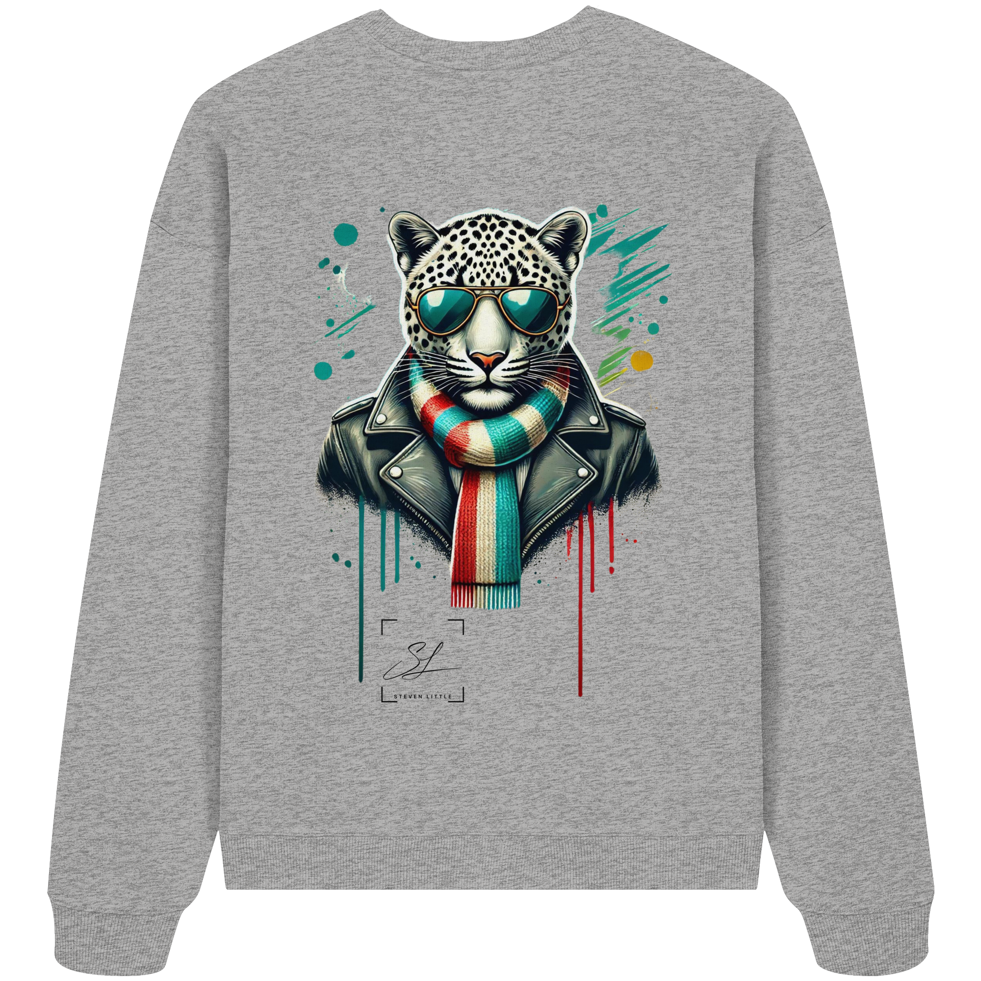 Urban Leopard - Organic Oversize Sweatshirt