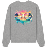 Tropical Sunset Glasses - Organic Oversized Sweatshirt