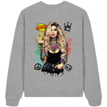 Ink Queen - Organic Oversize Sweatshirt