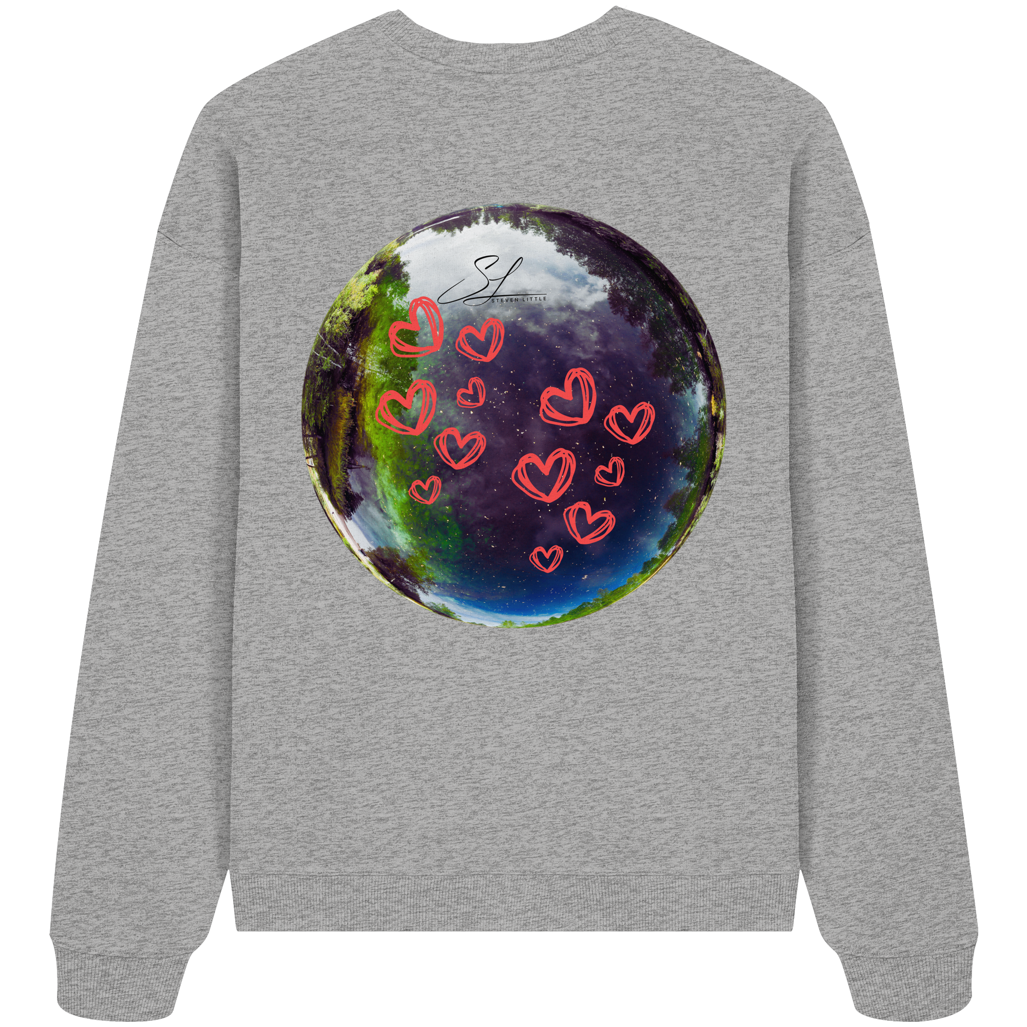 Love our World - Organic Oversize Sweatshirt