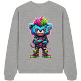 Punk Neon Teddy - Organic Oversize Sweatshirt
