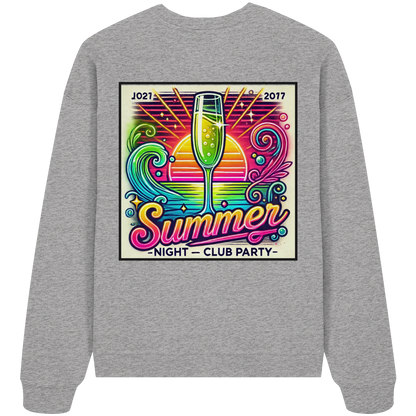 Summer Party Vibes - Organic Oversize Sweatshirt
