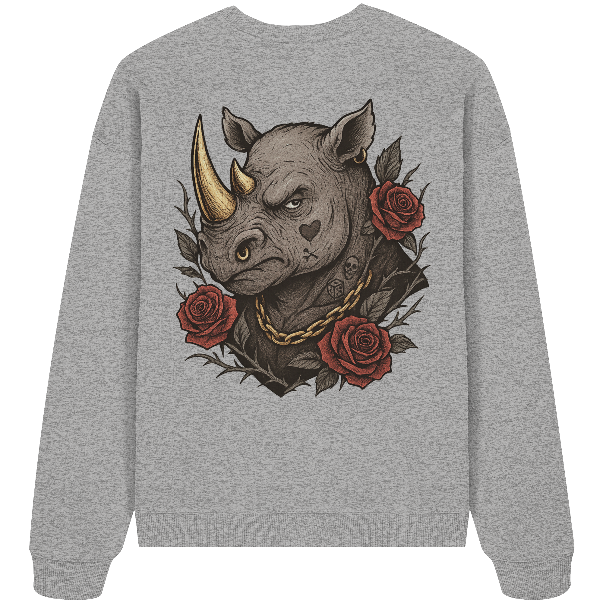 Inked Rhino - Organic Oversize Sweatshirt