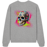 Floral Skull - Organic Oversized Sweatshirt