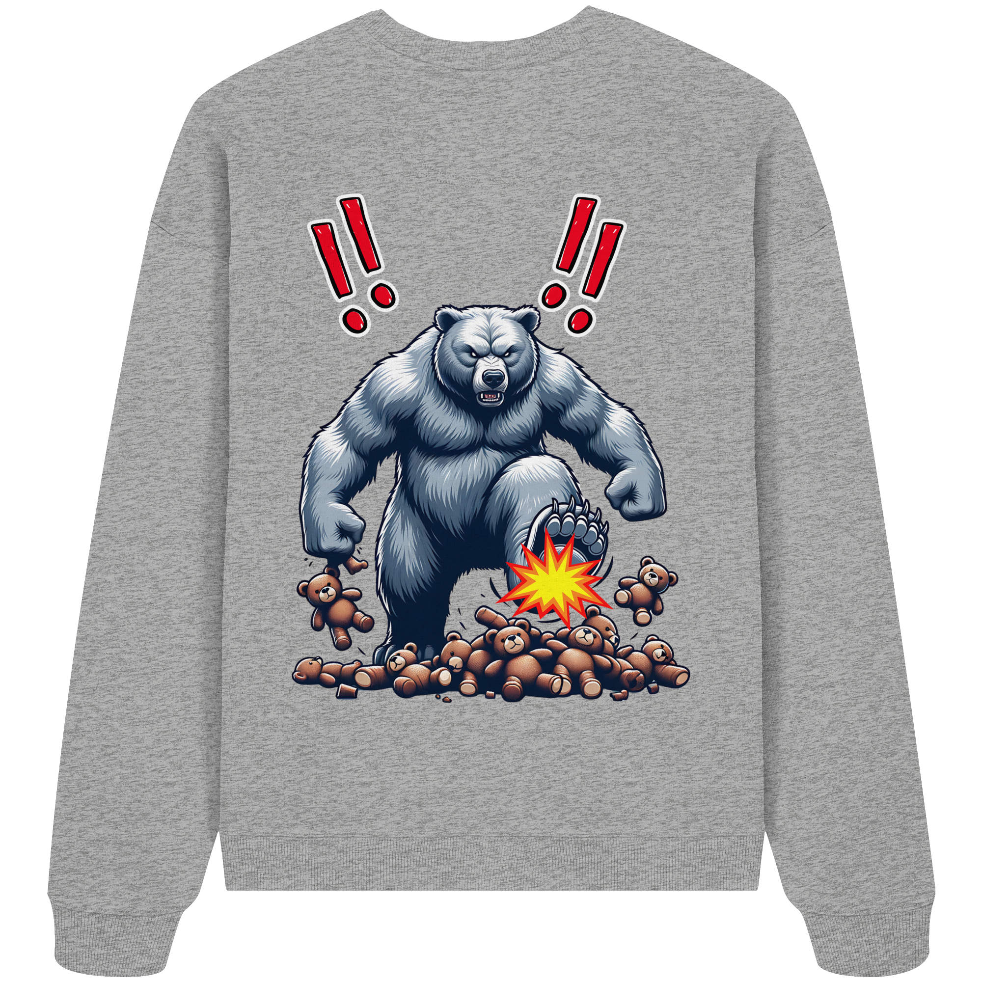 Teddy Terror - Organic Oversize Sweatshirt