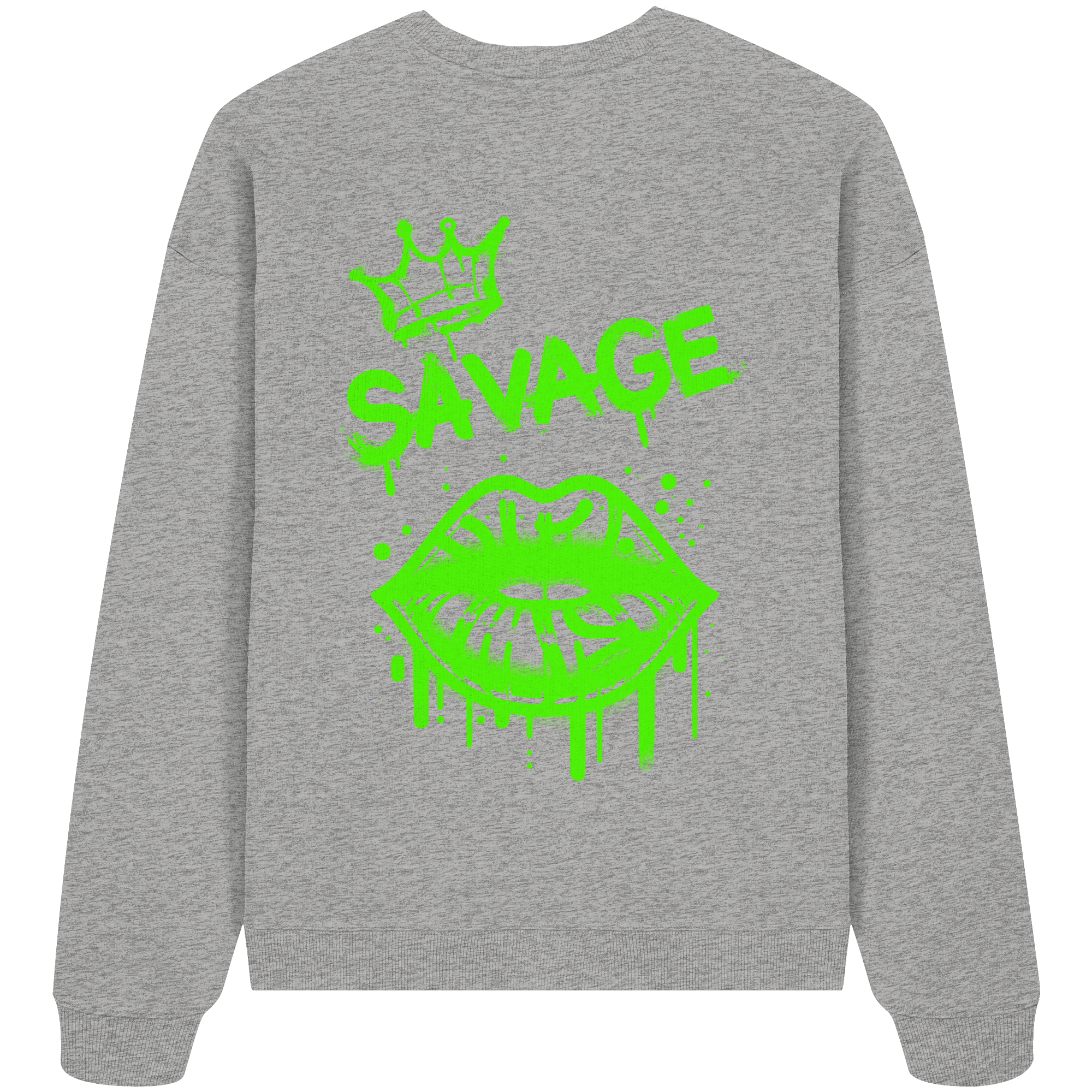 Kiss of Attitude - Organic Oversize Sweatshirt