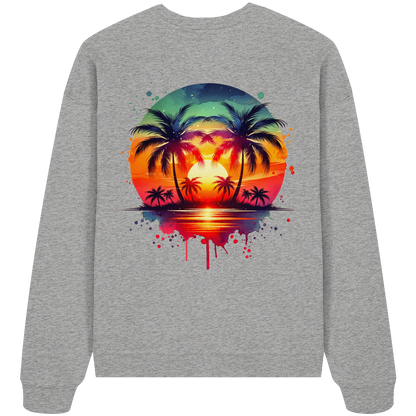 Tropical Sunset - Organic Oversize Sweatshirt
