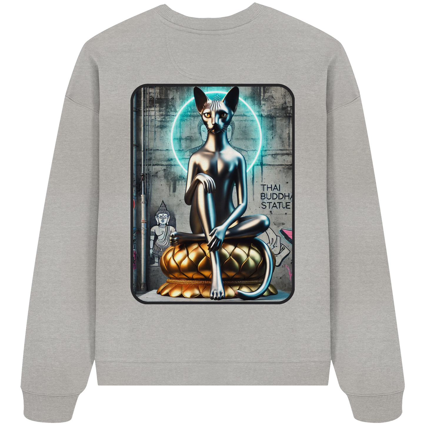 Mystic Cat - Organic Oversized Sweatshirt