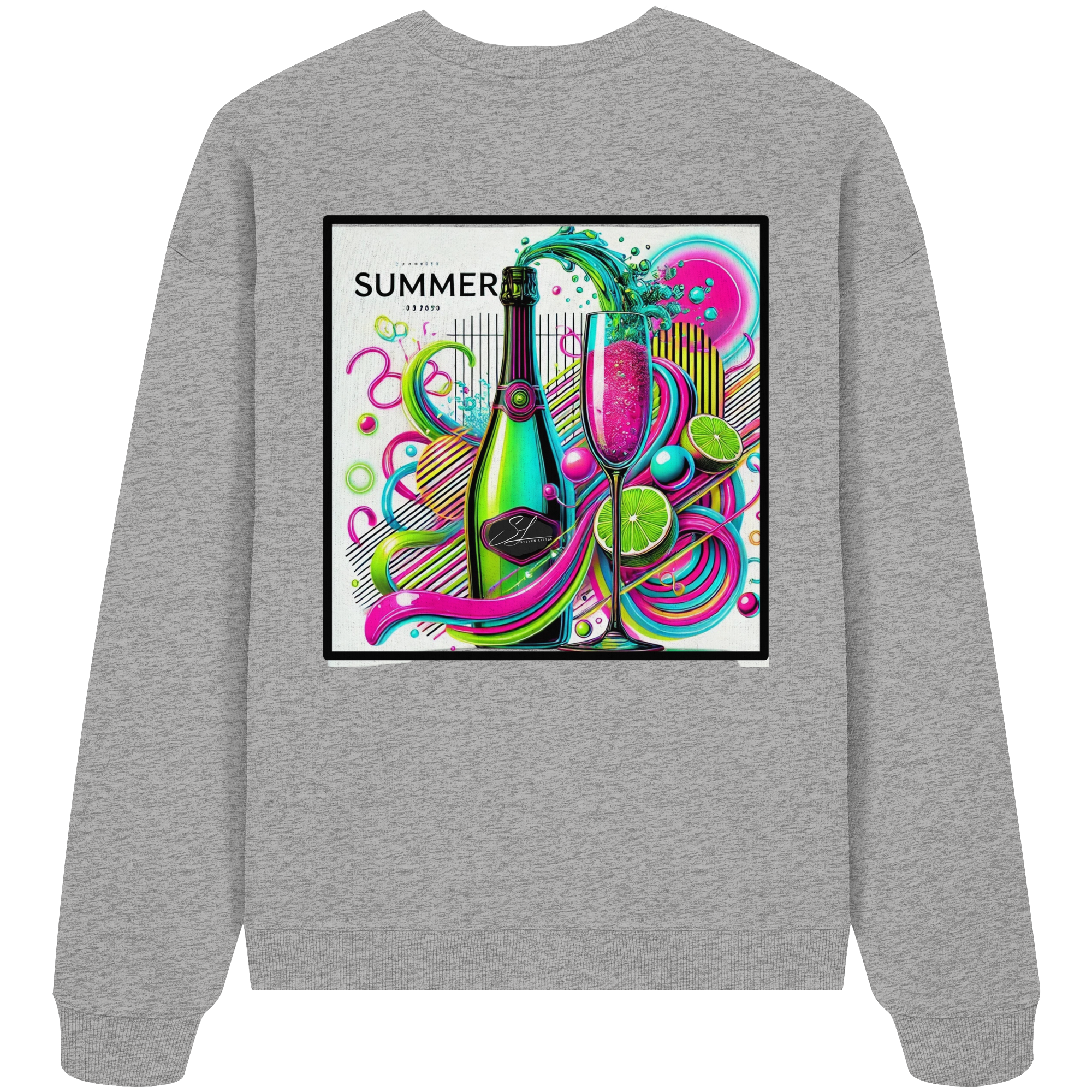 Neon Fresh - Organic Oversize Sweatshirt