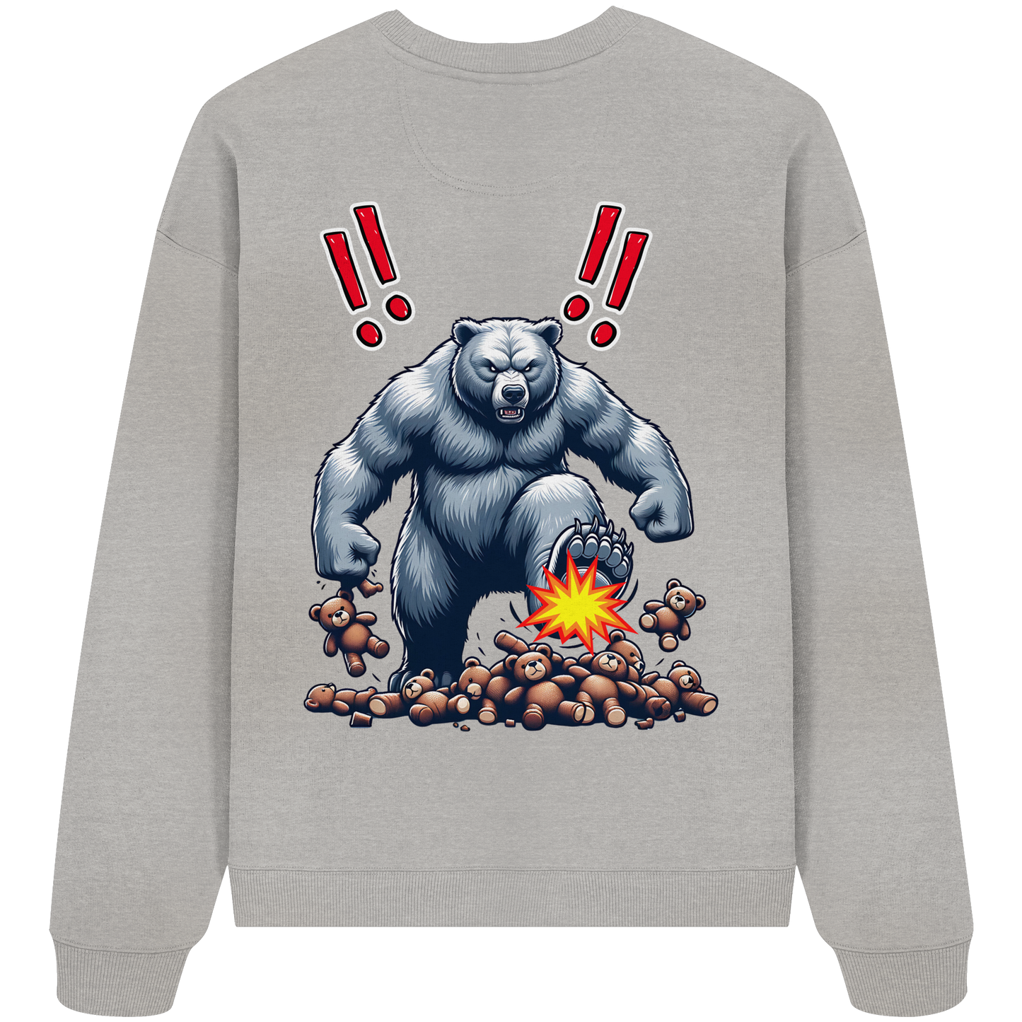 Teddy Terror - Organic Oversized Sweatshirt