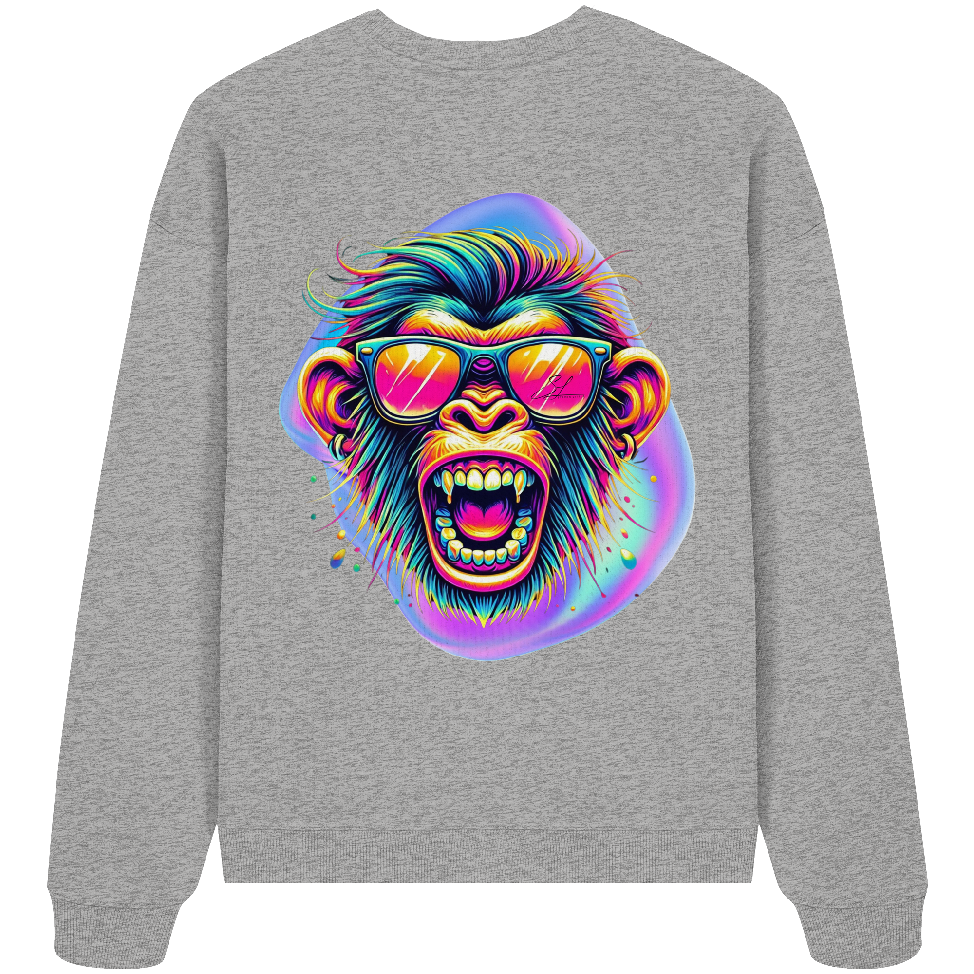Crazy Chimp - Sweat-shirt oversize bio