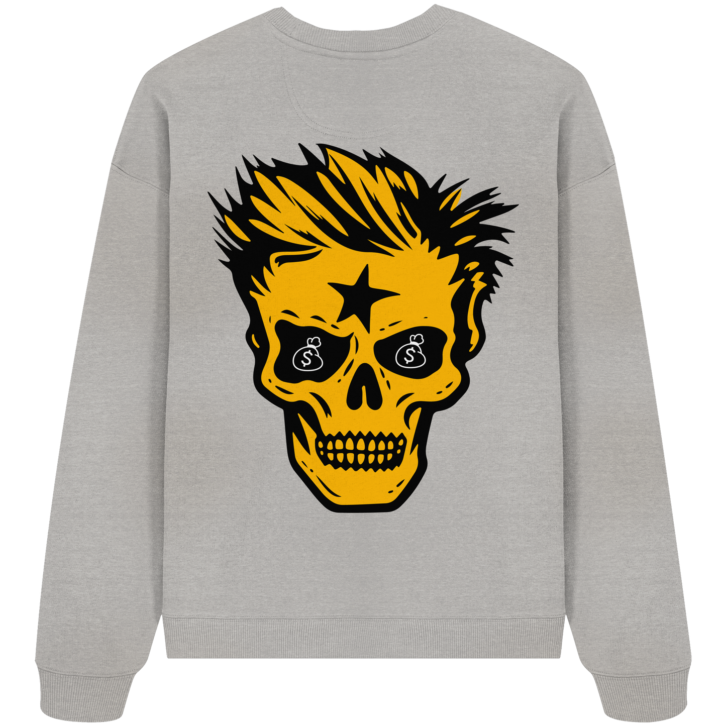 Golden Skull Dreams - Organic Oversized Sweatshirt
