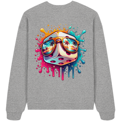 Sunset Vibes Dice - Organic Oversize Sweatshirt
