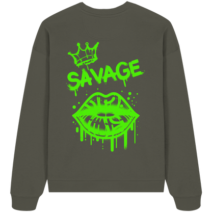 Kiss of Attitude - Organic Oversize Sweatshirt